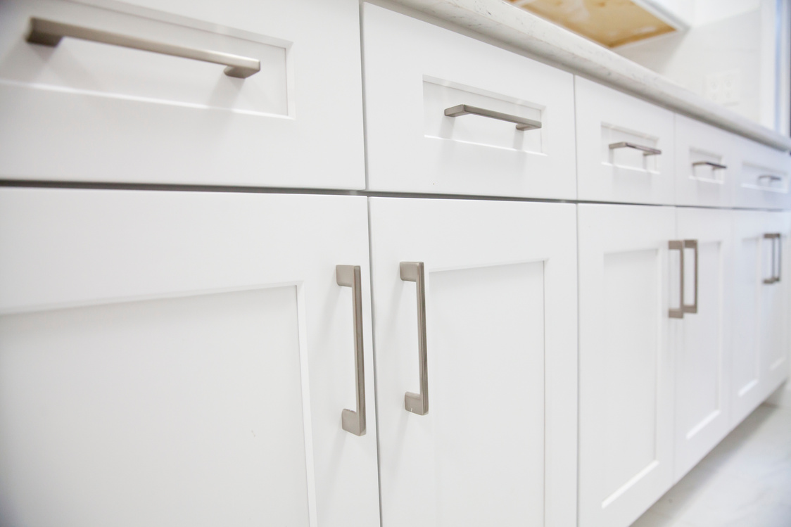 White kitchen cabinet